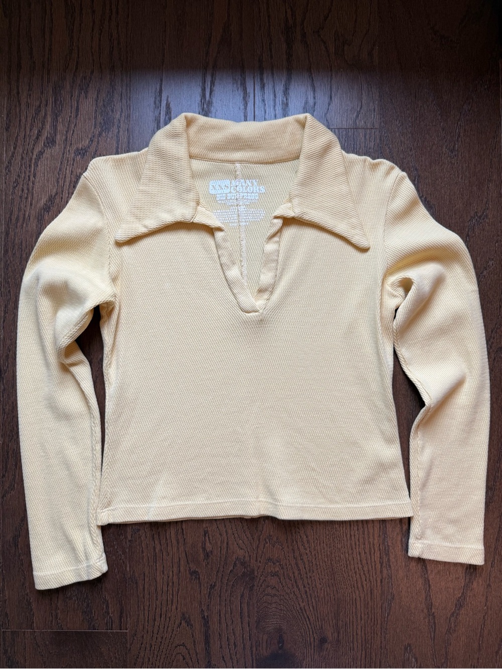 Big Bud Press Long Sleeve Fisherman Polo XXS Yellow